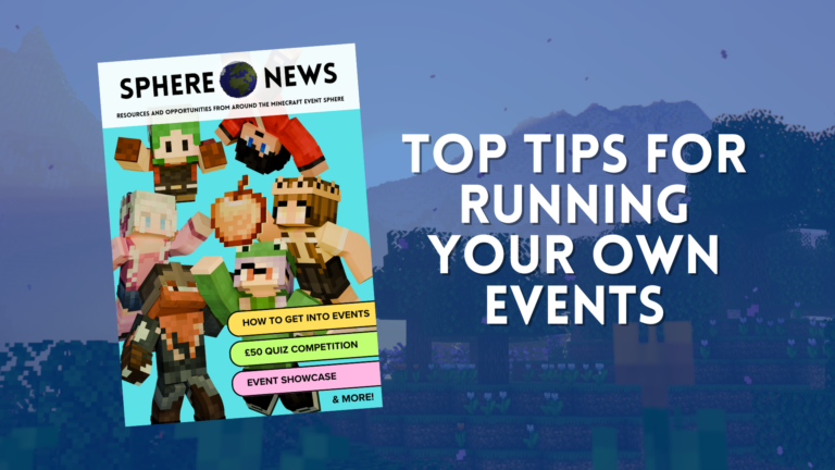 Top Tips For Running Your Own Events